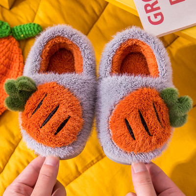 Papuci de iarna pentru fete cu efect 3D