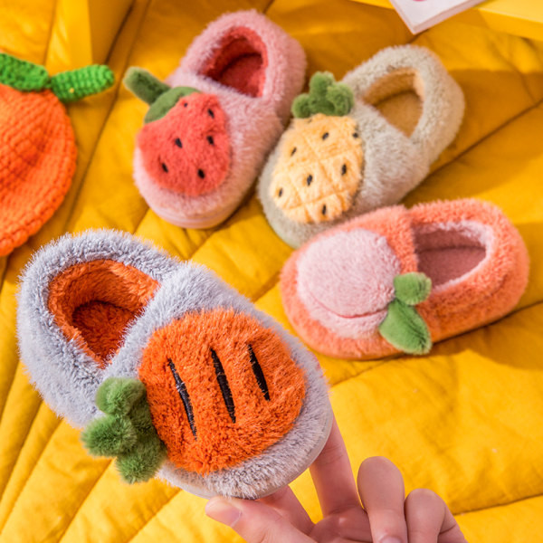 Papuci de iarna pentru fete cu efect 3D