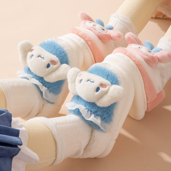 Детски пантофи за момичета с 3D-елементи