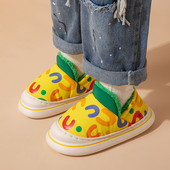 Нов модел пантофи за момичета с топла подплата и надпис