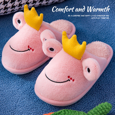 Zimné papuče pre dievčatá s 3D prvkom