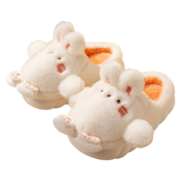 Zimné papuče pre dievčatá s 3D prvkom