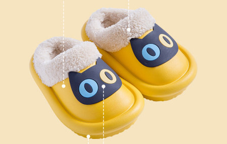 Papuci de iarna pentru copii cu puf interior