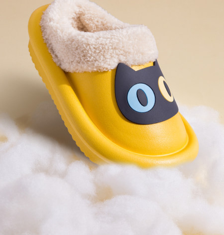 Papuci de iarna pentru copii cu puf interior