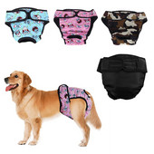 Μεγάλη πάνα για σκύλους Φυσιολογικά παντελόνια που πλένονται Εσώρουχα για θηλυκά σκυλιά κατοικίδια Σκύλοι προμήθειες forudesigns εσώρουχα για σκύλους