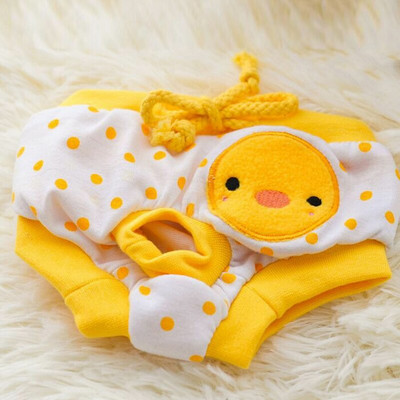 Gražios šunų sauskelnės naminių šunų kelnaitės Animaciniai vaisiai su gėlėmis marginti šunų fiziniai kelnaitės vyriškiems pilvo juosteles su vystyklais šuniukui