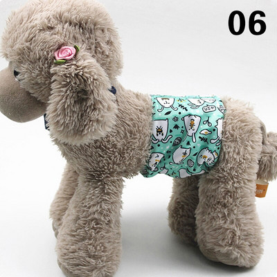 Reguleeritavad koomiksiloomad Lemmikloomade koerte mähkmed pestavad isased Absorbent koertele korduvkasutatavad lemmikloomade aluspüksid lühikesed püksid füsioloogilised püksid