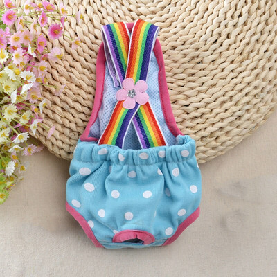 Šunų sauskelnės naminiams šunims kelnaitės Pet Fizinės kelnaitės šuniukų šortai higieniniai kvėpuojantys spalvingi, mieli, mieli, saugūs, gėlėti šunų apatiniai drabužiai