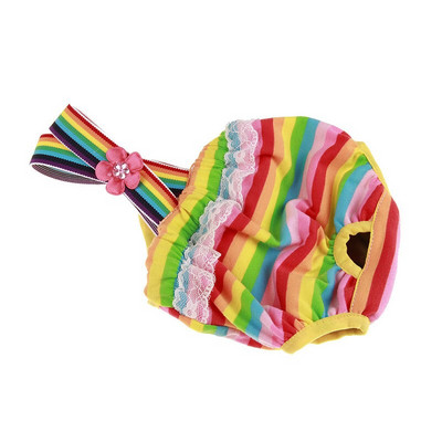 Šunų sauskelnės naminiams šunims kelnaitės Pet Fizinės kelnaitės šuniukų šortai higieniniai kvėpuojantys spalvingi, mieli, mieli, saugūs, gėlėti šunų apatiniai drabužiai