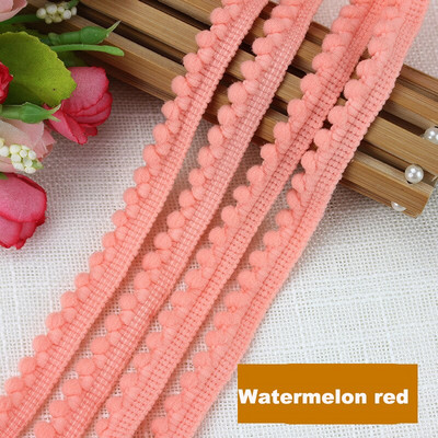 1-10 Yards Pom Pom Trim Ball Ribbon MINI Tkanina Pearl Pompon Resice Vrpca Šivanje Čipka Kintted Tkanina Ručno izrađeni dodaci za rukotvorine