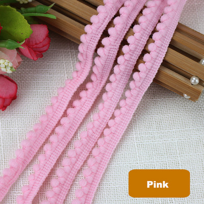1-10 Yards Pom Pom Trim Ball Ribbon MINI Tkanina Pearl Pompon Resice Vrpca Šivanje Čipka Kintted Tkanina Ručno izrađeni dodaci za rukotvorine