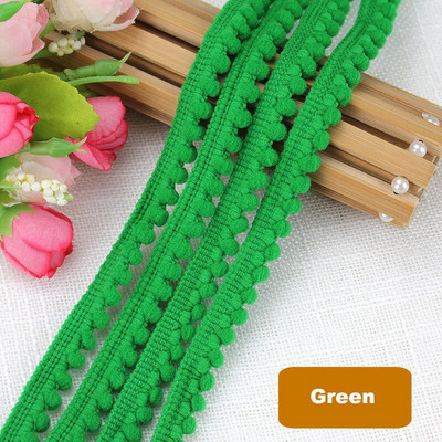 1-10 Yards Pom Pom Trim Ball Ribbon MINI Tkanina Pearl Pompon Resice Vrpca Šivanje Čipka Kintted Tkanina Ručno izrađeni dodaci za rukotvorine