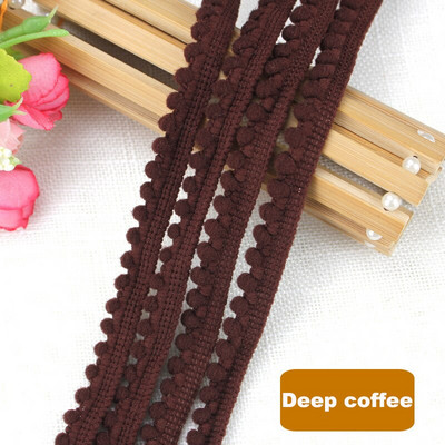 1-10 Yards Pom Pom Trim Ball Ribbon MINI Tkanina Pearl Pompon Resice Vrpca Šivanje Čipka Kintted Tkanina Ručno izrađeni dodaci za rukotvorine