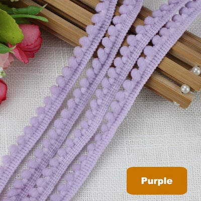 1-10 Yards Pom Pom Trim Ball Ribbon MINI Tkanina Pearl Pompon Resice Vrpca Šivanje Čipka Kintted Tkanina Ručno izrađeni dodaci za rukotvorine