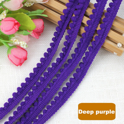 1-10 Yards Pom Pom Trim Ball Ribbon MINI Tkanina Pearl Pompon Resice Vrpca Šivanje Čipka Kintted Tkanina Ručno izrađeni dodaci za rukotvorine