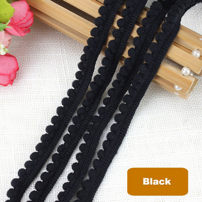 1-10 Yards Pom Pom Trim Ball Ribbon MINI Tkanina Pearl Pompon Resice Vrpca Šivanje Čipka Kintted Tkanina Ručno izrađeni dodaci za rukotvorine
