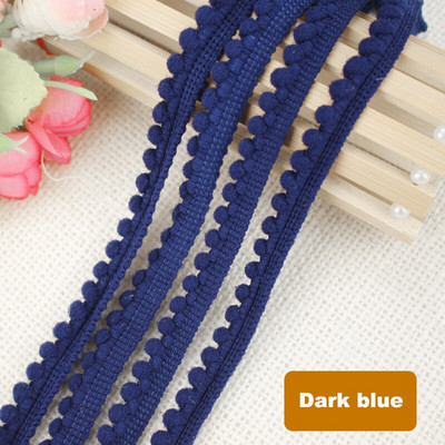 1-10 Yards Pom Pom Trim Ball Ribbon MINI Tkanina Pearl Pompon Resice Vrpca Šivanje Čipka Kintted Tkanina Ručno izrađeni dodaci za rukotvorine