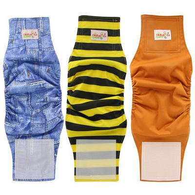 Ohbabyka 3-balenie plienok pre psov, fyziologické hygienické šortky pre psov, spodná bielizeň, nohavičky pre psov
