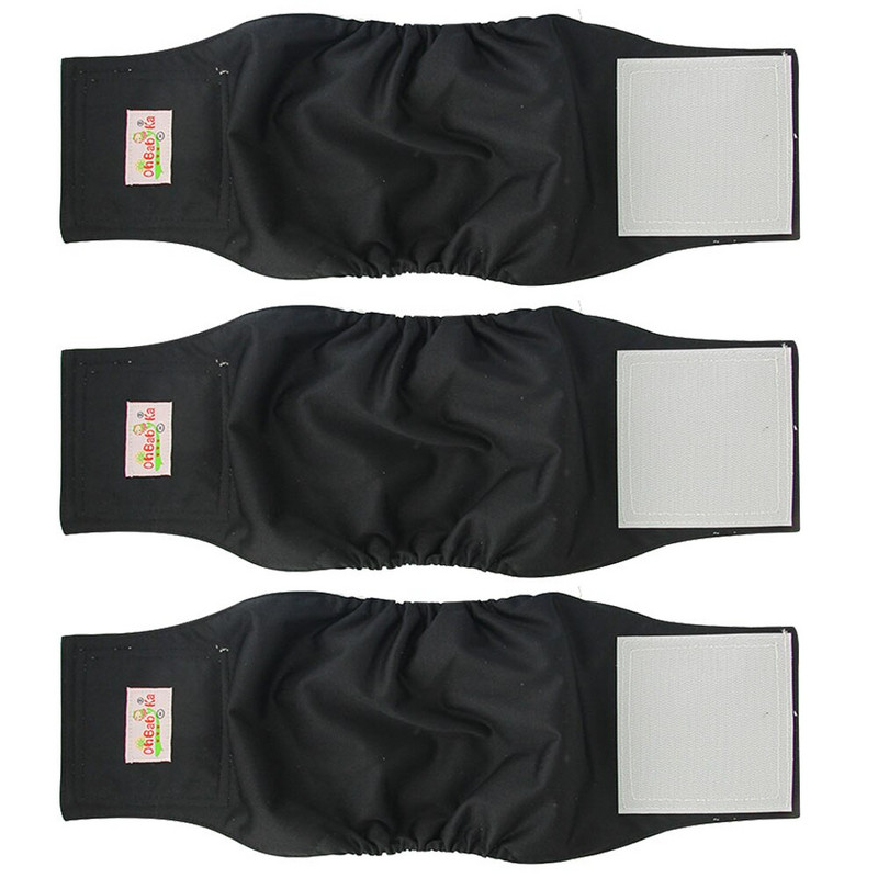 Ohbabyka 3-balenie plienok pre psov, fyziologické hygienické šortky pre psov, spodná bielizeň, nohavičky pre psov