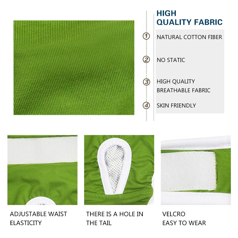 Кучешки пелени Физиологични панталони Миещи се пелени за кучета за женски кучета Шорти Меки момичета Кучета Панталони Бельо за домашни любимци Санитарни гащи