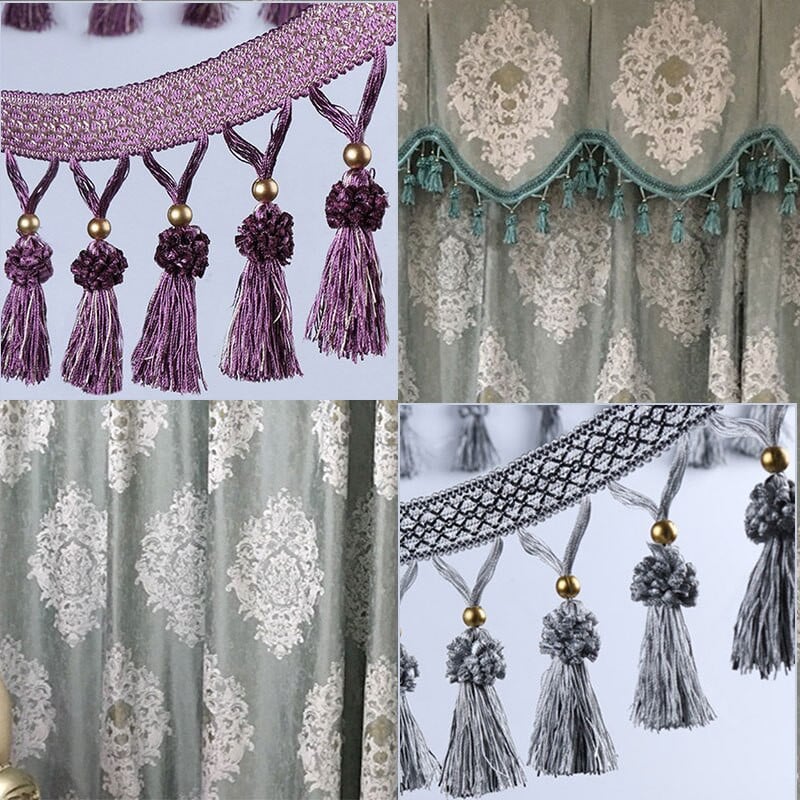 5 метра ресни, дантела, пискюл, подстригване на завеси, кантове, подстригване, панделка, облекло, завеса, тапицерия, Направи си сам декор, занаяти, аксесоар