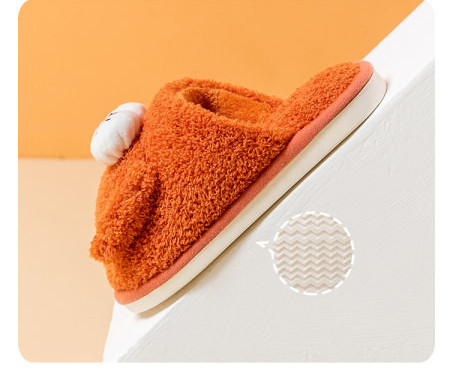 Zimné papuče pre dievčatá s 3D prvkom