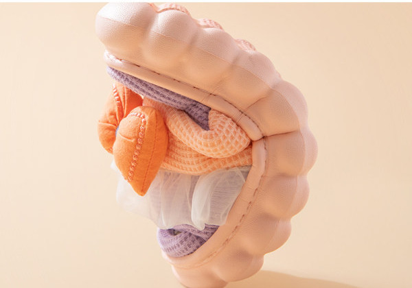 Zimné papuče pre dievčatá so stuhou