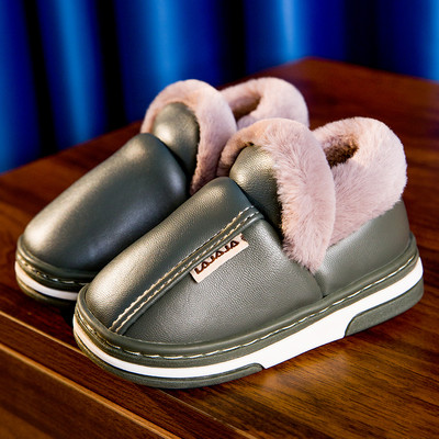 Öko-nahast sisemise kohevusega laste sussid