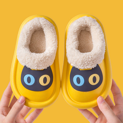 Detské zimné papuče - s vnútorným chlpatým materiálom