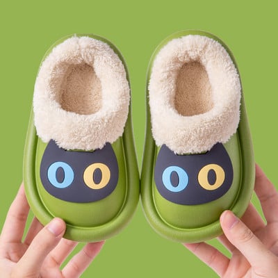 Detské zimné papuče - s vnútorným chlpatým materiálom