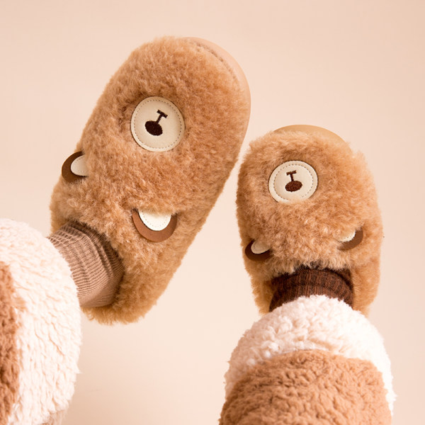 Detské plyšové papučky pre dievčatá