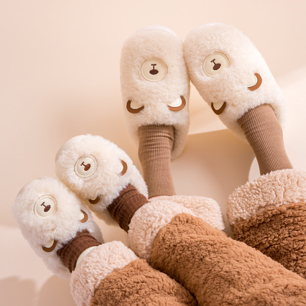 Detské plyšové papučky pre dievčatá