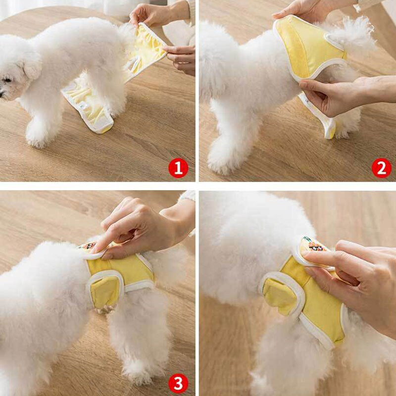 XS-XXL Chiloți noi pentru câini pentru animale de companie, înveliș pentru scutece, lenjerie pentru câini, pantaloni fiziologici pentru câini, scutece pentru câini, reutilizabile pentru câini, chiloți sanitari