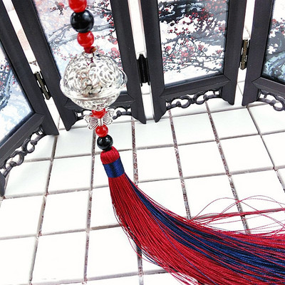 2Pcs Jingle Bell Butterfly Tassels Pendant DIY Jewelry Charms Декоративно изкуство Занаяти Аксесоари Чанта за дрехи Ключ Пискюл Орнамент