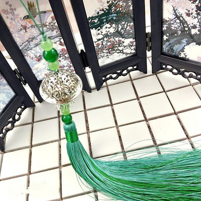 2Pcs Jingle Bell Butterfly Tassels Pendant DIY Jewelry Charms Декоративно изкуство Занаяти Аксесоари Чанта за дрехи Ключ Пискюл Орнамент