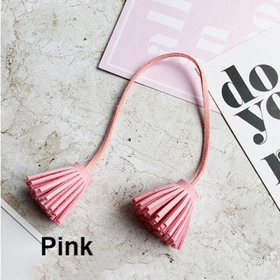 12 tk/partii 3 cm tõmberõngas, kahepealine kunstnahast tutid, narmad, nahast tutid.