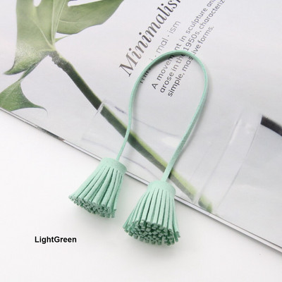 12 tk/partii 3 cm tõmberõngas, kahepealine kunstnahast tutid, narmad, nahast tutid.