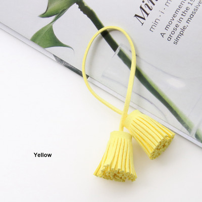 12 tk/partii 3 cm tõmberõngas, kahepealine kunstnahast tutid, narmad, nahast tutid.