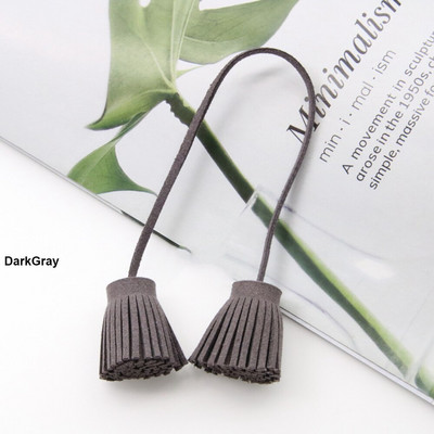 12 tk/partii 3 cm tõmberõngas, kahepealine kunstnahast tutid, narmad, nahast tutid.