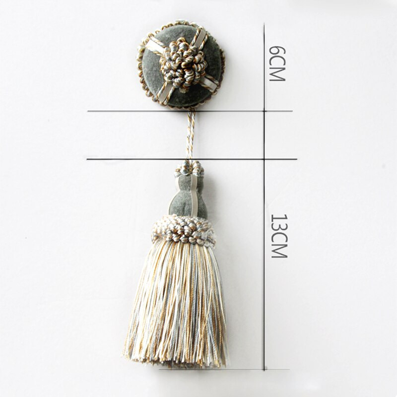 1 tk Lillede riputusnöör siidist tutid Äärise õmblemine Bang Tutt Trim Home Decor Tutid isetegemiseks Kaunista kardinatarvikud