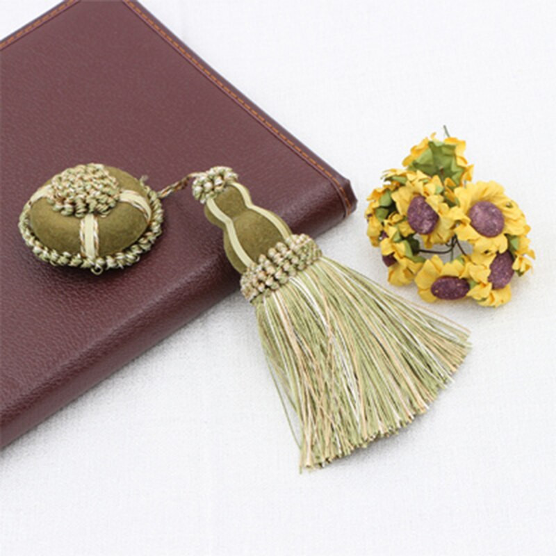 1 tk Lillede riputusnöör siidist tutid Äärise õmblemine Bang Tutt Trim Home Decor Tutid isetegemiseks Kaunista kardinatarvikud