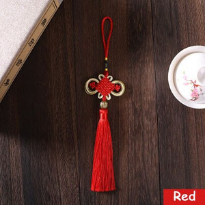 2 buc. noduri chinezești margele ciucuri franjuri pandantiv bricolaj material de artizanat petrecere ciucuri draperii accesorii decor ciucuri panglică