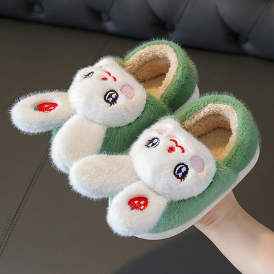 Trijų spalvų vaikiškos šlepetės mergaitėms