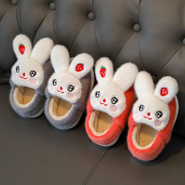 Trijų spalvų vaikiškos šlepetės mergaitėms