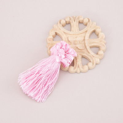 CHENGRUI L240,7cm,tutt,puuvillane narmad,Ornamendimaterjal,käsitsi valmistatud,ehtetarvikud,kõrvarõngaleidud,4tk/kott