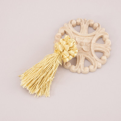 CHENGRUI L240,7cm,tutt,puuvillane narmad,Ornamendimaterjal,käsitsi valmistatud,ehtetarvikud,kõrvarõngaleidud,4tk/kott