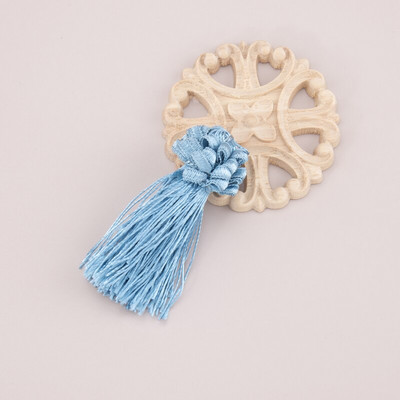 CHENGRUI L240,7cm,tutt,puuvillane narmad,Ornamendimaterjal,käsitsi valmistatud,ehtetarvikud,kõrvarõngaleidud,4tk/kott