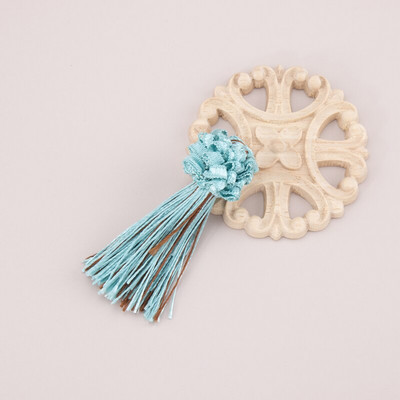 CHENGRUI L240,7cm,tutt,puuvillane narmad,Ornamendimaterjal,käsitsi valmistatud,ehtetarvikud,kõrvarõngaleidud,4tk/kott