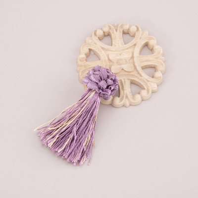 CHENGRUI L240,7cm,tutt,puuvillane narmad,Ornamendimaterjal,käsitsi valmistatud,ehtetarvikud,kõrvarõngaleidud,4tk/kott