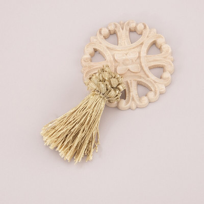 CHENGRUI L240,7cm,tutt,puuvillane narmad,Ornamendimaterjal,käsitsi valmistatud,ehtetarvikud,kõrvarõngaleidud,4tk/kott